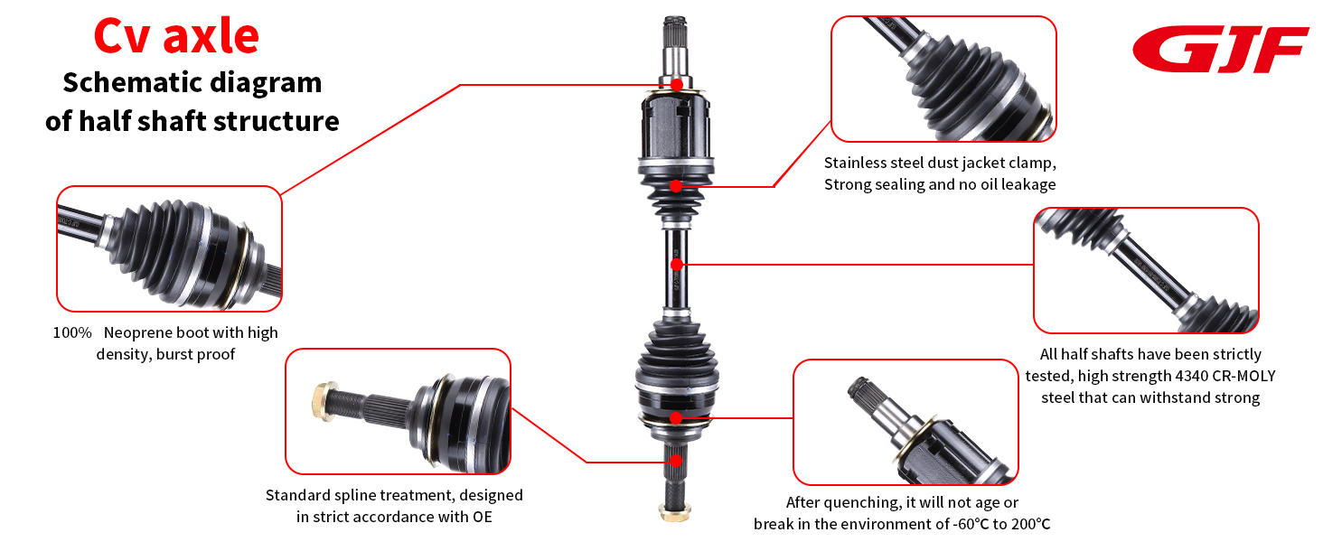 Hochwertige CV -Achsbaugruppe